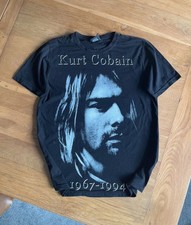 Kurt Cobain Nirvana RIP Vintage T Shirt Size Small Black