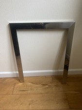 KINDER OASIS FIRE . Magnetic Chrome trim  Surround .