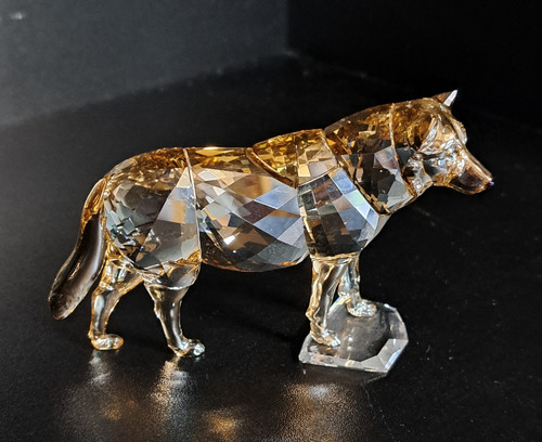Swarovski gray wolf crystal - swarovski,
