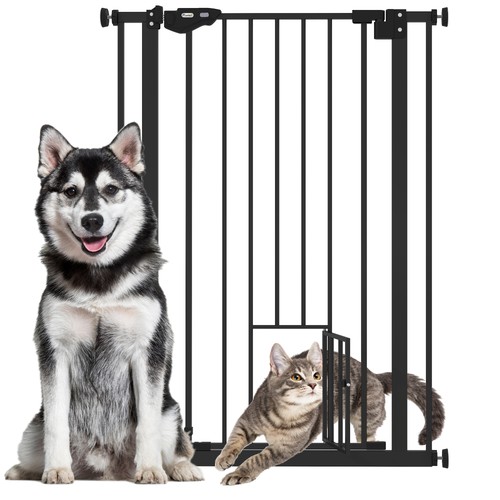 Pawhut extra tall dog gate - pawhut,