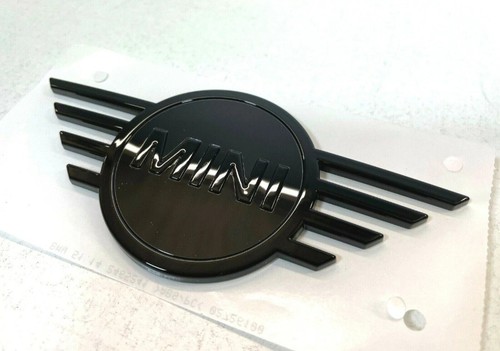 Mini badge emblem piano black - mini,