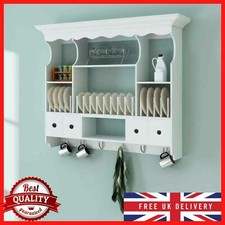 Wall dish rack wooden kitchen - rack,