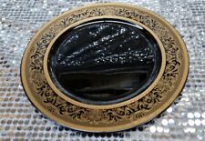 12 Black Gloss Gold Print