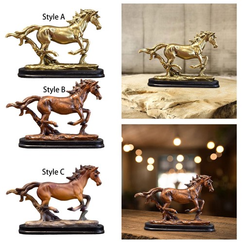 Horse figurine artwork resin - figurine,