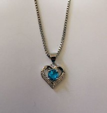 Heart Crystal Pendant 925