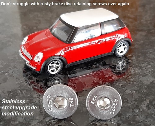 Brake disc retaining screw - 2x,