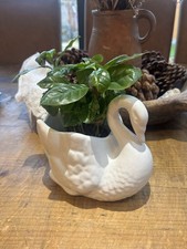Vintage Ceramic White Swan