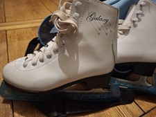 SFR GALAXY Size 4 White Figure Skates In Good Condition