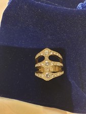 Dyrberg Kern gold crystal