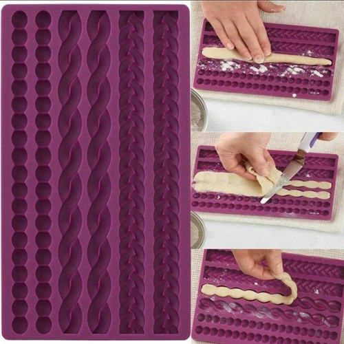Rope braid relief border - rope,