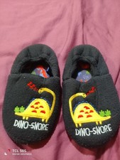 Boys Dinosaur Slippers, Size