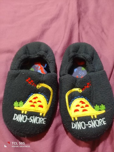 Boys dinosaur slippers size - boys, slippers,