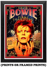 David Bowie - Music Concert Gig Poster - Retro Rock - Art Print - A5 A4 A3 #168