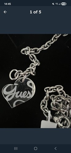 Guess heart necklace - heart,