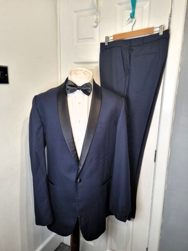 Skopes mens tuxedo suit navy - skopes,
