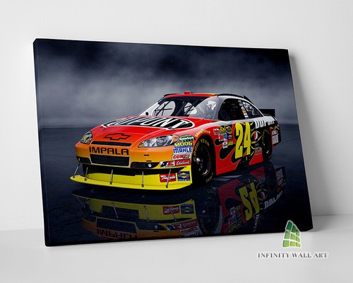 Colourful nascar racing car - colourful,