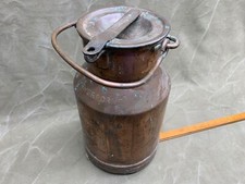 HUNTS DAIRY SHERBORNE COPPER 2 GAL MILK CHURN