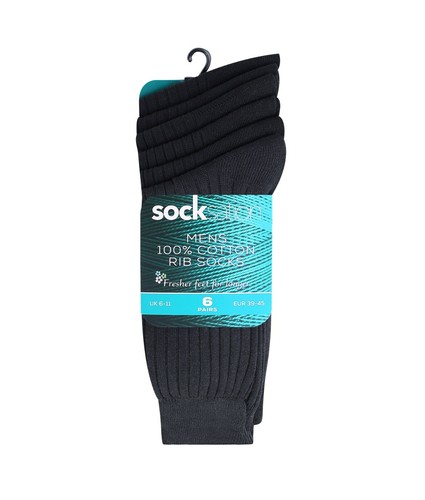 Mens 100 cotton rib classic - cotton,