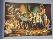 Rolling Stones Geriatric Tour Laminated Art Poster In ExCondition (24×17 Ins)