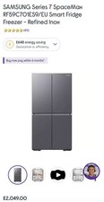 Samsung RF59C701ES9/EU Series 7 SpaceMax 649l American Style Fridge Freezer