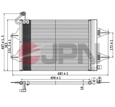 Condenser air conditioning - air,