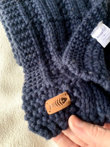 New weird fish cable knit - fish,