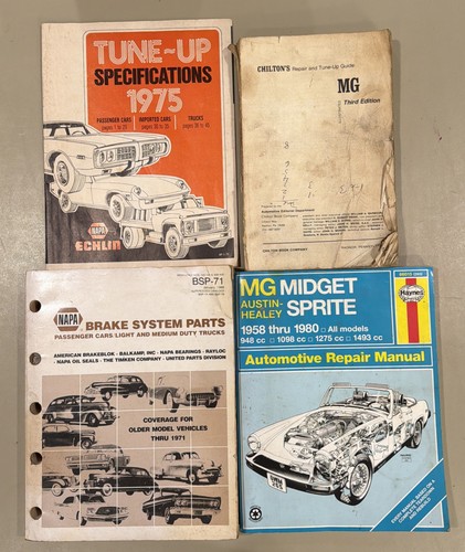 Vintage auto repair manual lot - auto,