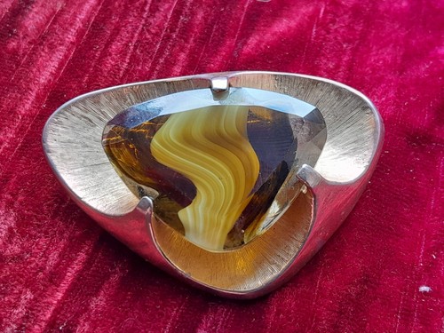 Sphinx faux agate - , brooch