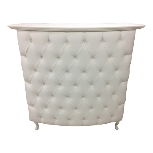 Small curved reception desk - curved,