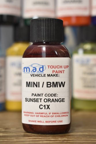 Bmw sunset orange c1x paint - sunset,