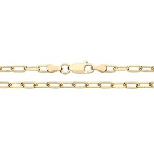 9ct Yellow Gold on Silver 3mm