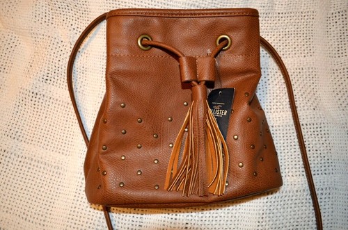 Hollister crossboy brown purse - crossboy,