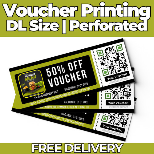 Voucher flyer leaflet printing - voucher/flyer/leaflet,