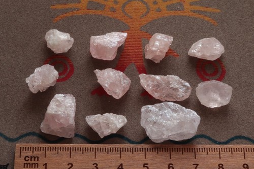 Pink morganite rough - pink,