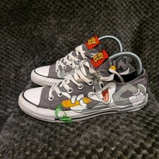 Converse Chuck Taylor All Star Lo Looney Tunes Daffy Bugs Sneakers UK 7