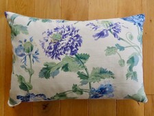 LAURA ASHLEY  Vintage  - 24 x 16” -   - HUGE - Cushion Cover Double-Sided   Zip