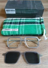 Universal Works Sunglasses A Society Titanium Silver Grey Lens Rrp £140 mykita