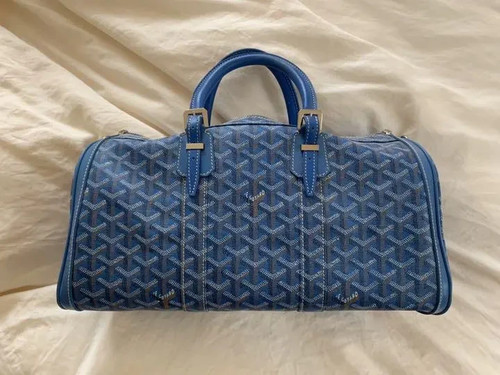 Goyard boston bag blue - boston,