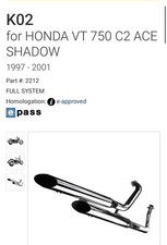 HONDA VT750 C2 1997 - 2002