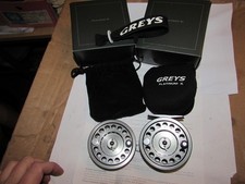 A1 excellent hardy greys platinum Xi 5/6 trout fly fishing reel + spool etc