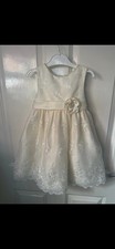 Girls age 3 Cinderella special occasion wedding christening embroidered dress