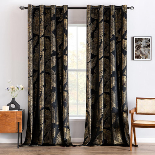 Miulee gold foil leaf velvet - miulee,