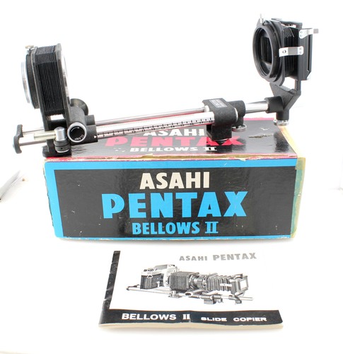 Boxed asahi pentax - asahi, bellows