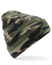 Mens Camouflage Beanie Hat