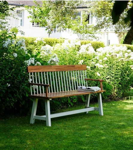 Wooden garden bench - bench, shabby