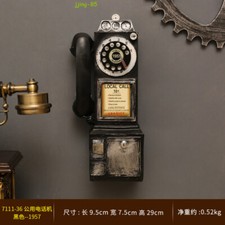 Vintage Wall-Mounted Pay Phone