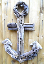 Driftwood Wooden Anchor Large