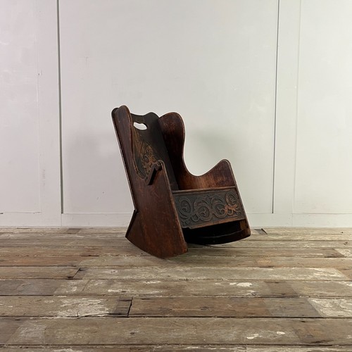 Antique 19th pine child - 19th,