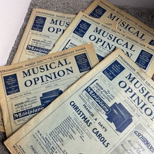 Musical Opinion, Vintage