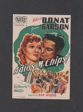 Vintage GREER GARSON ROBERT DONAT  Colour Advertising "Film Flyer" 1939